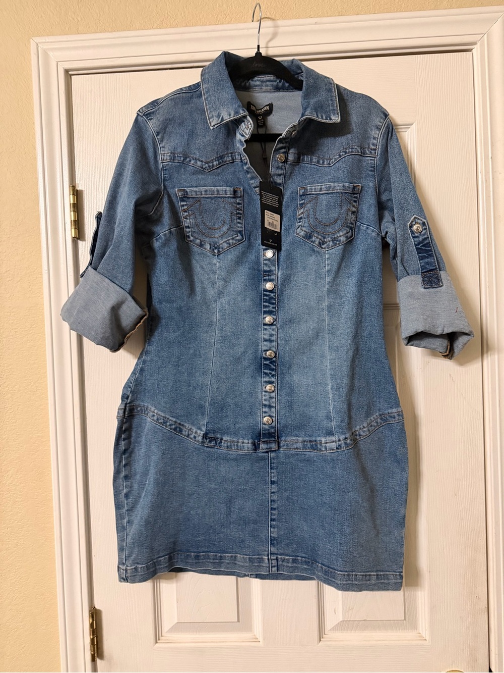 True Religion Denim Shirt Dress